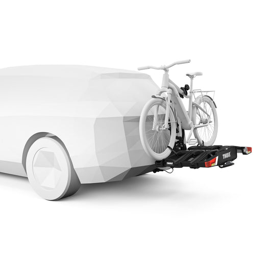 Thule EasyFold XT 934100 Fahrradträger, 3 Fahrräder, 13-polig, schwarz