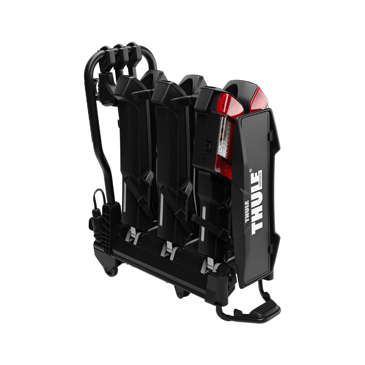 Thule EasyFold 3 Fahrradträger, Anhängerkupplung, 2–3 Fahrräder, schwarz