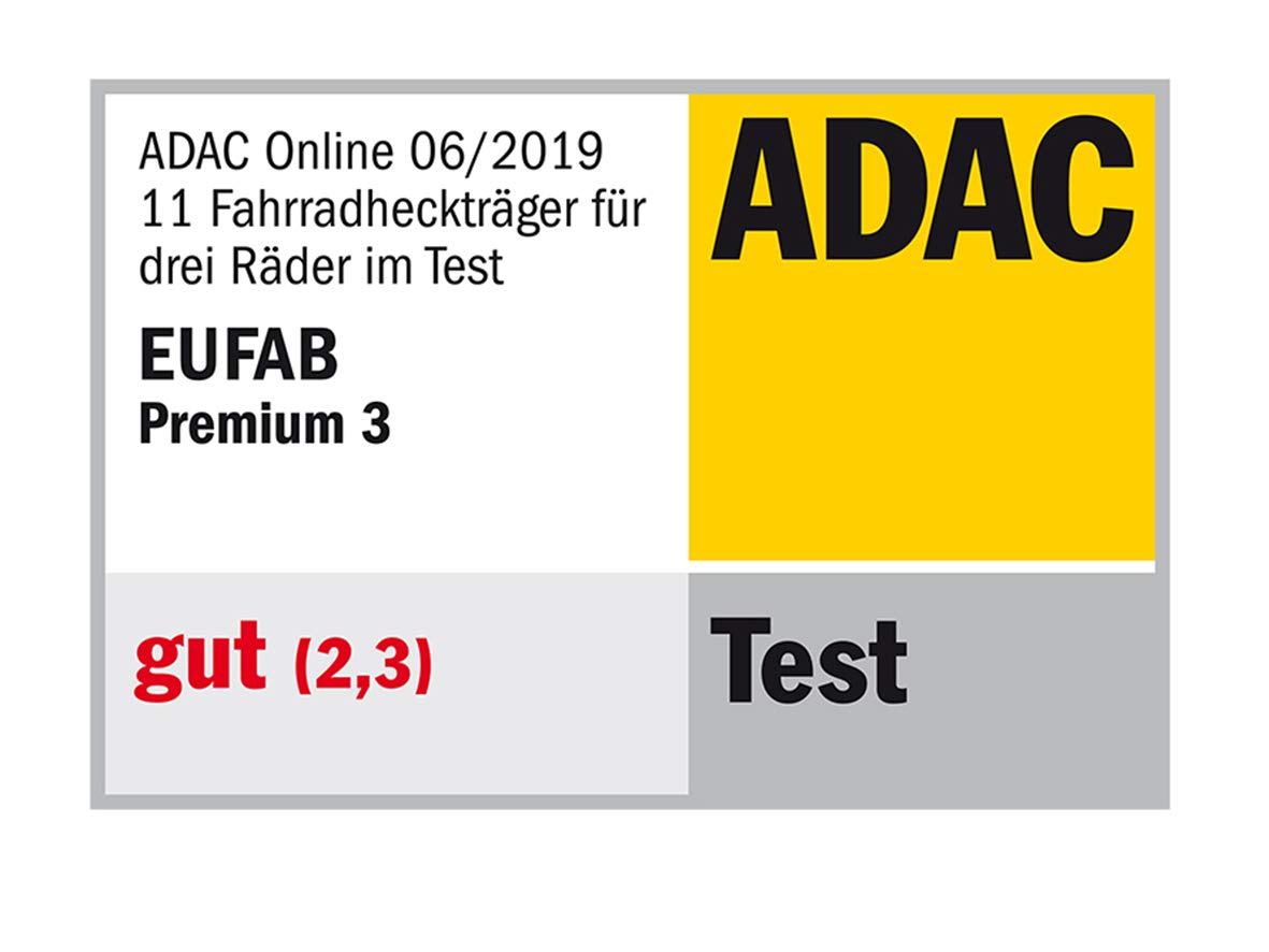 EUFAB 11522 Fahrradträger für Anhängerkupplung