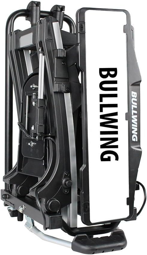 Bullwing SR7 Fahrradträger, Anhängerkupplung, E-Bike geeignet, Schnellverschluss, faltbar, vormontiert