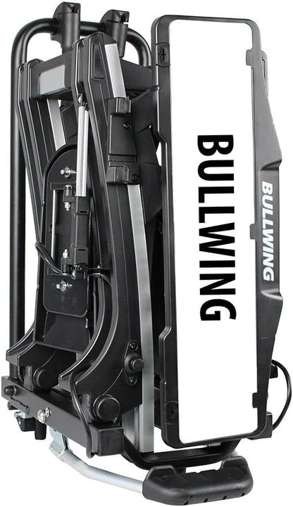 Bullwing SR7 Fahrradträger, Anhängerkupplung, E-Bike geeignet, Schnellverschluss, faltbar, vormontiert