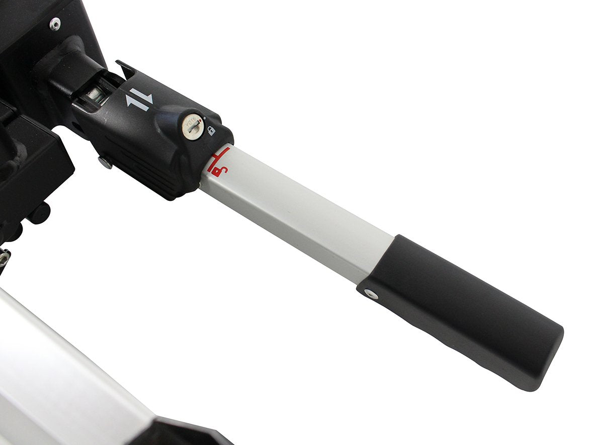 Bullwing SR7 Fahrradträger, Anhängerkupplung, E-Bike geeignet, Schnellverschluss, faltbar, vormontiert