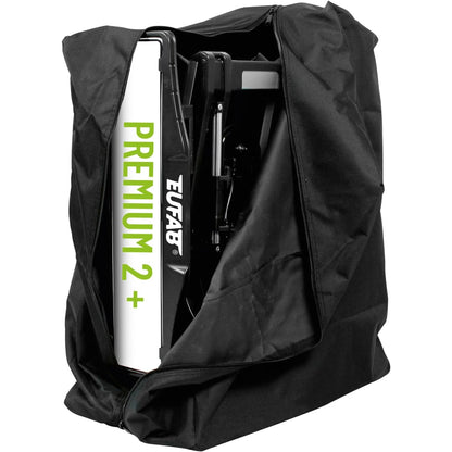 EUFAB PREMIUM 2 Plus 11523 Fahrradträger, Anhängerkupplung, 2 Fahrräder, E-Bike geeignet, Diebstahlschutz