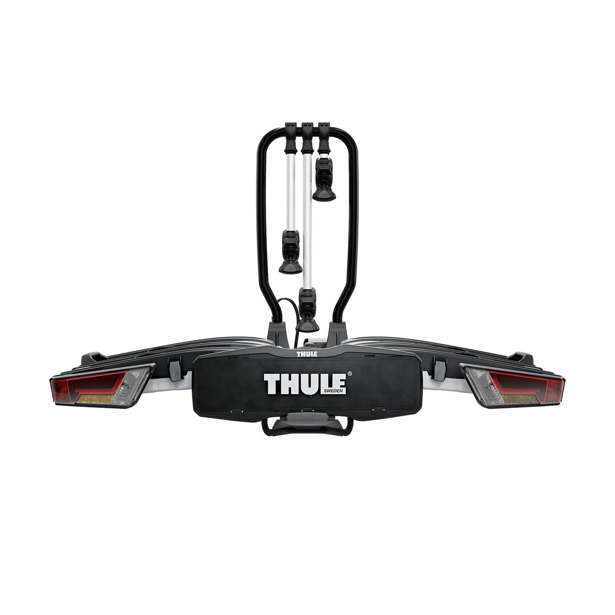 Thule EasyFold XT 934100 Fahrradträger, 3 Fahrräder, 13-polig, schwarz