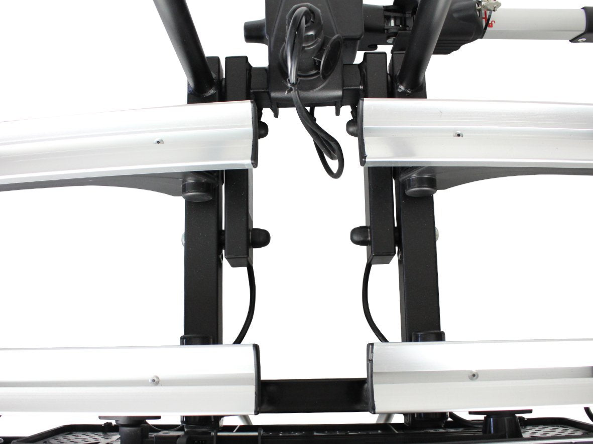 Bullwing SR7 Fahrradträger, Anhängerkupplung, E-Bike geeignet, Schnellverschluss, faltbar, vormontiert
