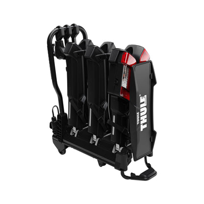 Thule EasyFold 3 Fahrradträger, Anhängerkupplung, 2–3 Fahrräder, schwarz
