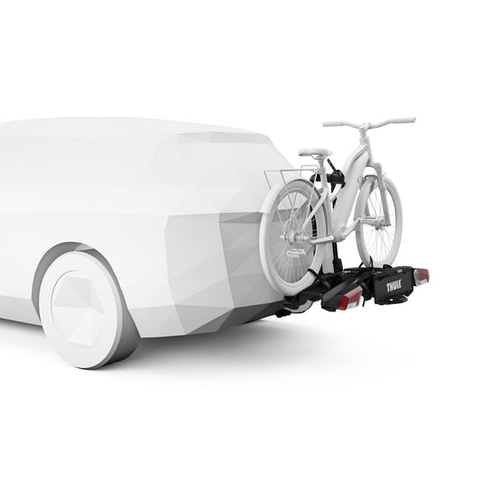 Thule EasyFold 3 Fahrradträger, Anhängerkupplung, 2–3 Fahrräder, schwarz