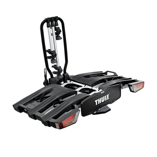 Thule EasyFold XT 934100 Fahrradträger, 3 Fahrräder, 13-polig, schwarz