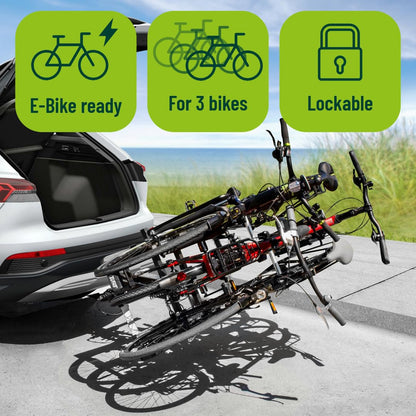 EUFAB 11522 Fahrradträger für Anhängerkupplung