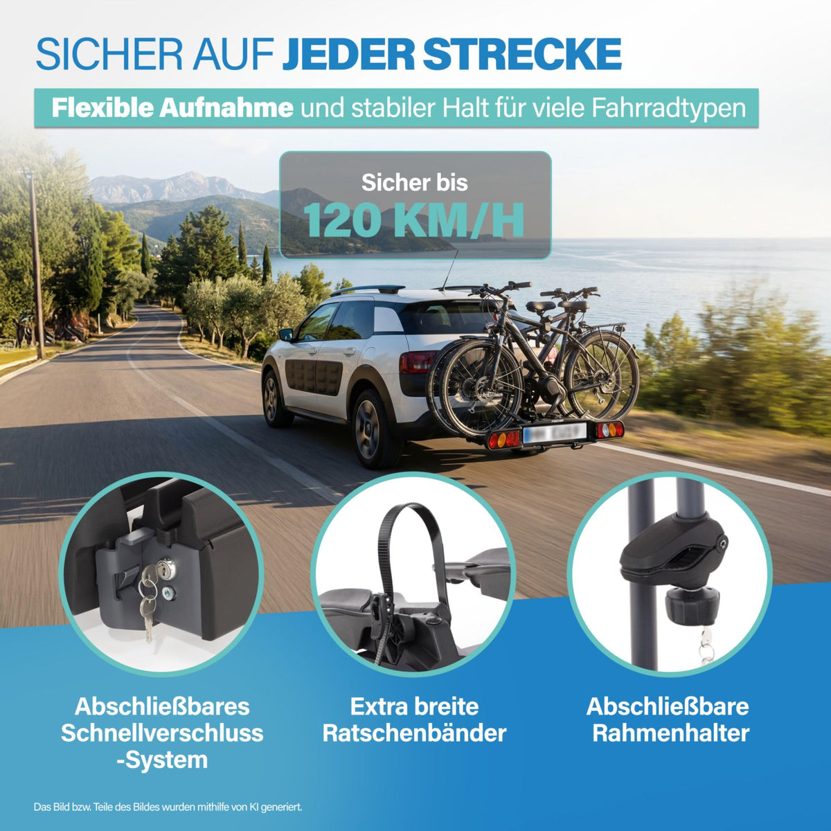 FISCHER ProlineEvo 2 Fahrradträger, Anhängerkupplung, 2 Fahrräder