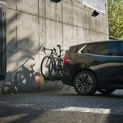 Thule Epos ParkSecure Fahrradträger, Anhängerkupplung, 3 Fahrräder, klappbar, Parksensoren, schwarz