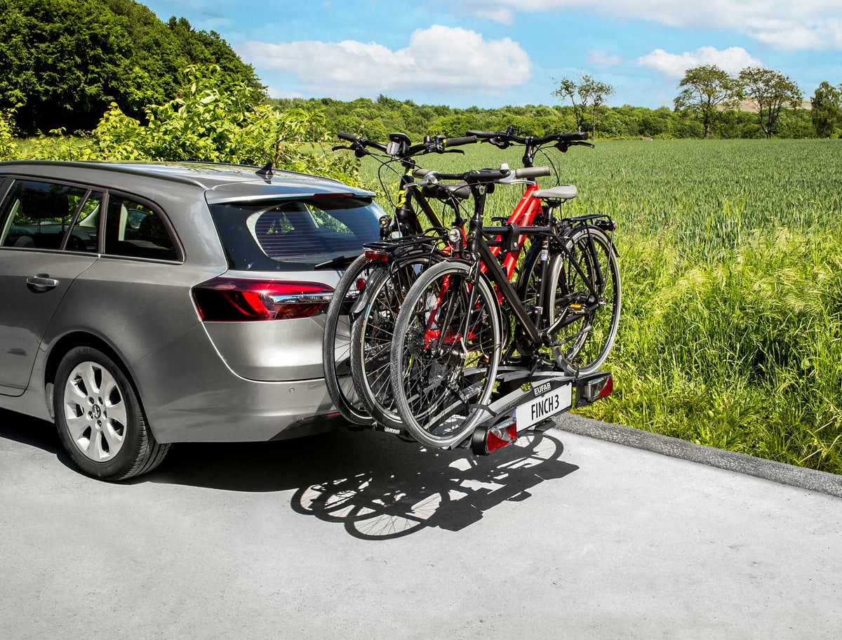 EUFAB FINCH 11598 Fahrradträger, 3 Fahrräder, schwarz