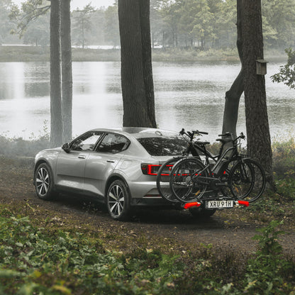 Thule Epos Fahrradträger, Anhängerkupplung, 2 Fahrräder, schwarz